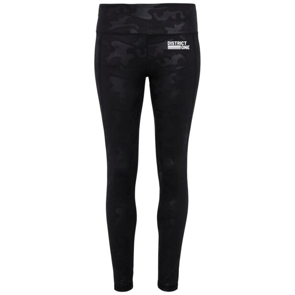 Women's performance camo leggings full-length Thumbnail